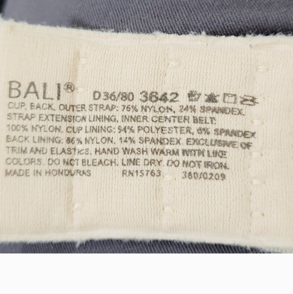 Bali 3642 Passion For Comfort Minimizer Underwire Bra 36D Nude - Picture 4 of 5